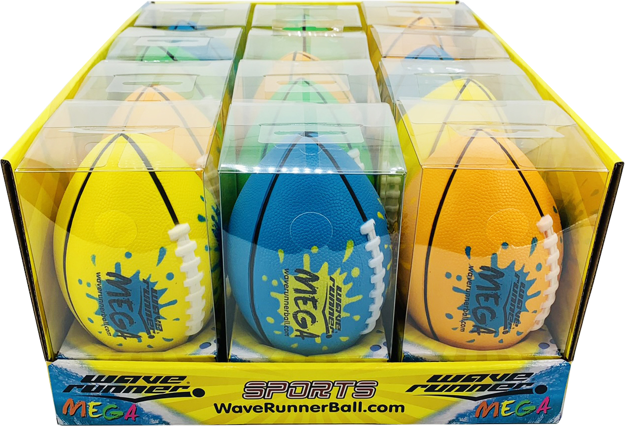 Image WaveRunner FOOTBALL balls in a counter display (12 pcs) - (15 cm)